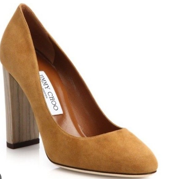 Jimmy Choo cognac suede Laria - Picture 2 of 3